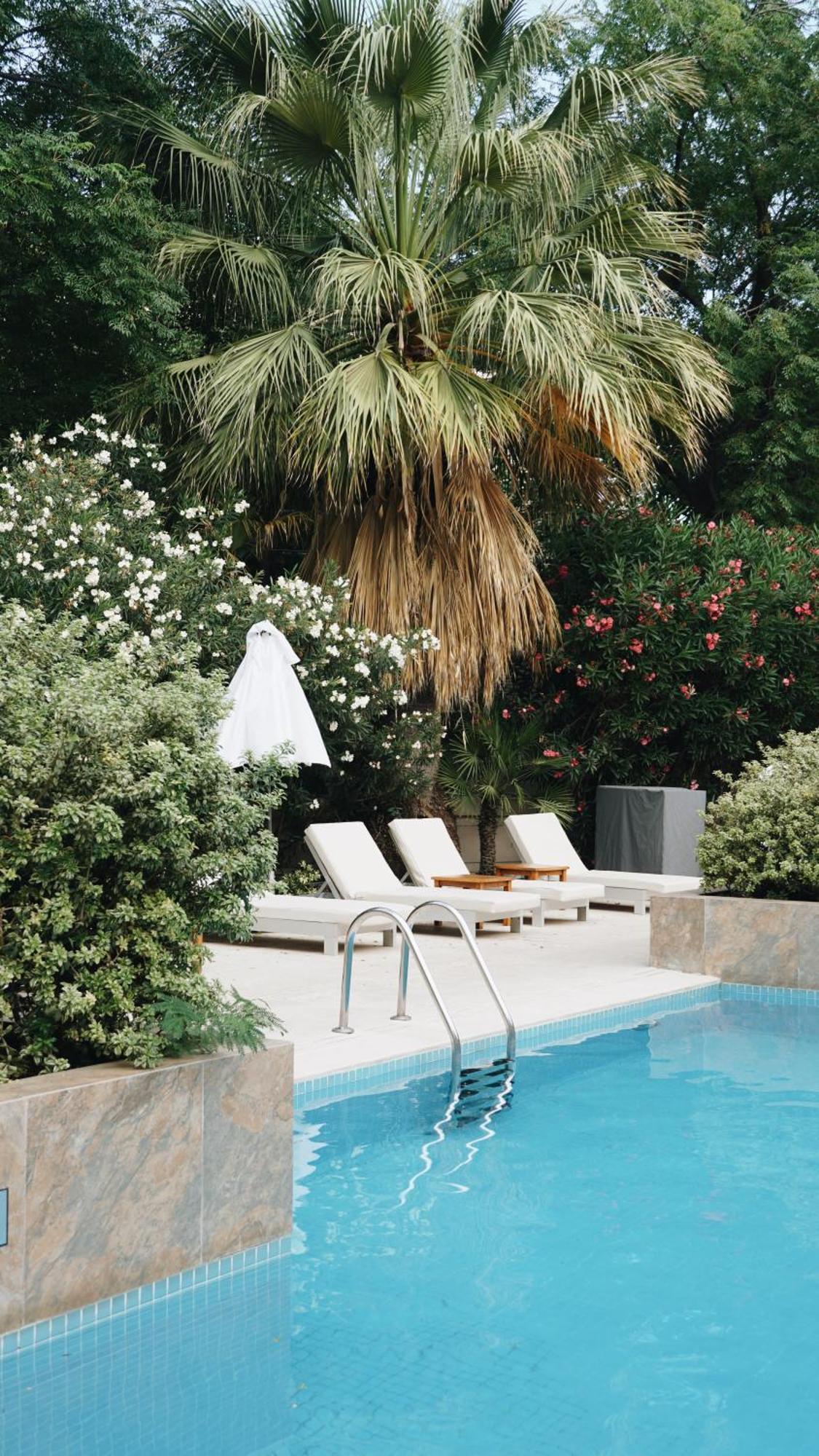 Park Hyatt Mendoza Hotel, Casino & Spa Exterior photo A poolside garden