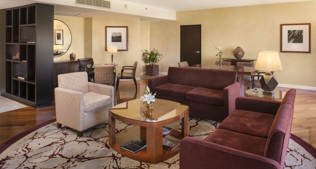 Park Hyatt Mendoza Hotel, Casino & Spa Exterior photo A living room in a suite at the Fairmont San Francisco